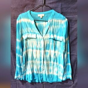 Calvin Klein tie die v-neck top size small